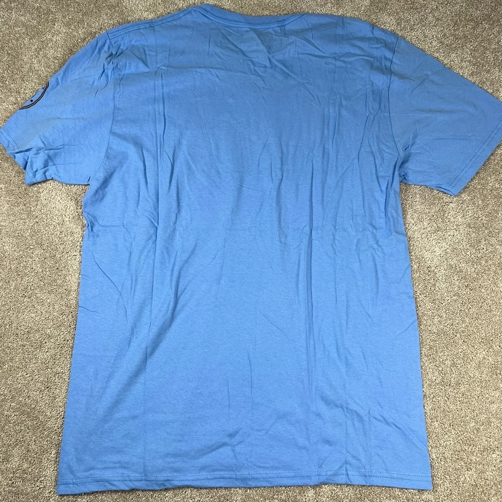 Adidas Mens L Blue NYCFC Short Sleeve The‎ Bronx NY Soccer Performance Tee NWT